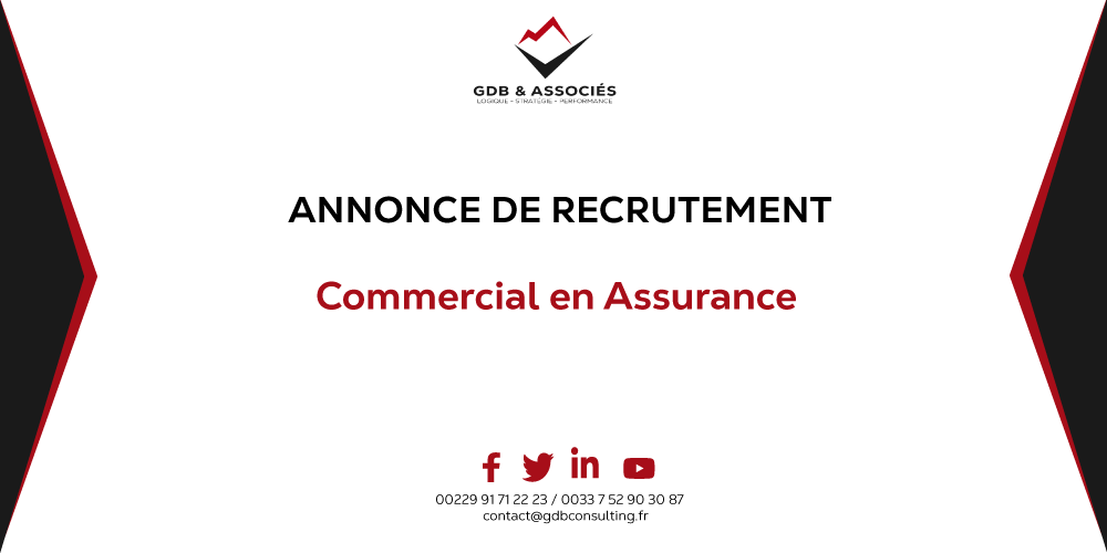 ANNONCE DE RECRUTEMENT COMMERCIAL EN ASSURANCE